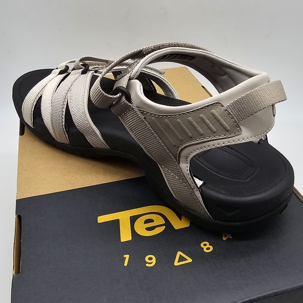 Women's Teva Tirra Black/Birch Multi Strappy Sandal - Picture 3 of 4